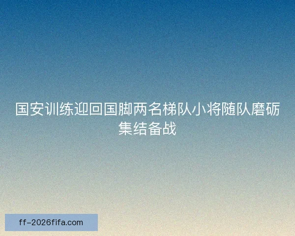 国安训练迎回国脚两名梯队小将随队磨砺集结备战